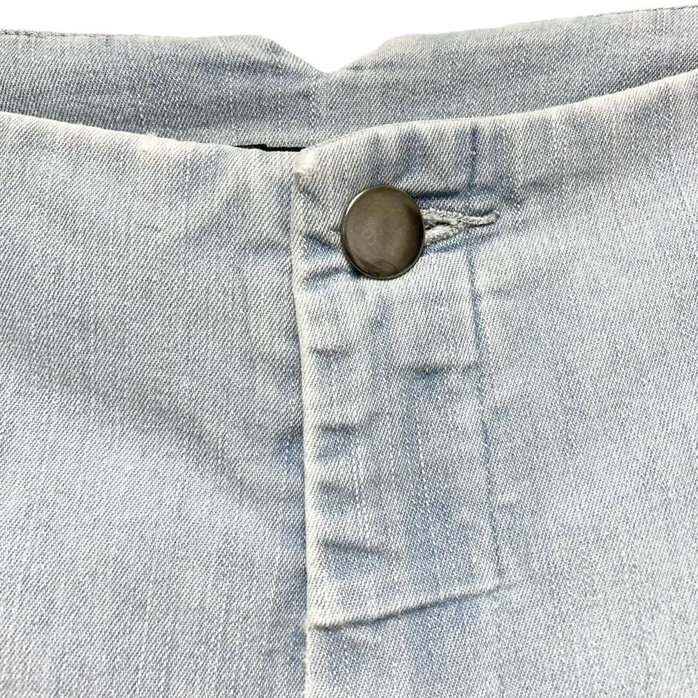 J‎ Peterman Lightweight Denim Wide Leg Jeans Pants Size 18 Light Wash Trousers